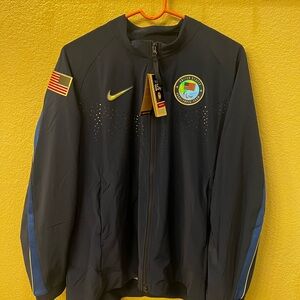 Nike USA Track & Field Black and Blue Windbreaker Women’s Paris Olympics 2024
